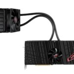 PR ASUS ROG ARES II graphics card with fan block and liquid cooling tube (Small)